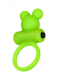 Зеленое виброкольцо на пенис A-Toys - A-toys - в Твери купить с доставкой