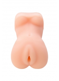 Телесный мастурбатор в виде женской фигурки - Toyfa Basic - в Твери купить с доставкой