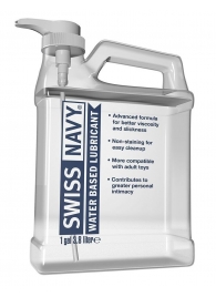 Канистра лубриканта Swiss Navy Water Based Lube на водной основе - 3,8 л. - Swiss navy - купить с доставкой в Твери
