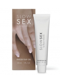 Гель для мастурбации с ароматом кокоса Slow Sex Finger Play Gel - 30 мл. - Bijoux Indiscrets - купить с доставкой в Твери