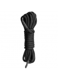 Черная веревка для бондажа Easytoys Bondage Rope - 5 м. - Easy toys - купить с доставкой в Твери