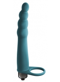 Зеленая вибронасадка для двойного проникновения Bramble - 16,5 см. - Lola Games - купить с доставкой в Твери