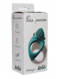 Зеленое эрекционное виброкольцо Pure Passion Midnight - Lola Games - в Твери купить с доставкой