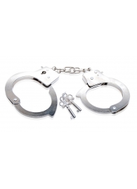 Металлические наручники Beginner s Metal Cuffs - Pipedream - купить с доставкой в Твери
