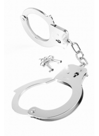 Металлические серебристые наручники Designer Metal Handcuffs - Pipedream - купить с доставкой в Твери