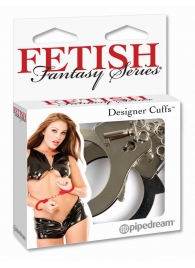 Металлические серебристые наручники Designer Metal Handcuffs - Pipedream - купить с доставкой в Твери