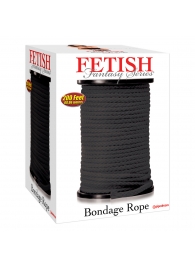Черная веревка для связывания Bondage Rope - 60,9 м. - Pipedream - купить с доставкой в Твери