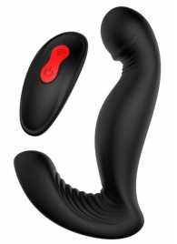 Черный вибромассажер простаты SWIRLING P-PLEASER - Dream Toys - в Твери купить с доставкой