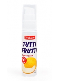 Гель-смазка Tutti-frutti со вкусом сочной дыни - 30 гр. - Биоритм - купить с доставкой в Твери