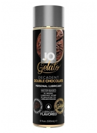 Лубрикант с ароматом шоколада JO GELATO DECADENT DOUBLE CHOCOLATE - 120 мл. - System JO - купить с доставкой в Твери