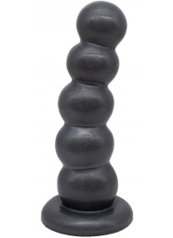 Черная насадка-плаг на харнесс PLATINUM 7 - 19,5 см. - LOVETOY (А-Полимер) - купить с доставкой в Твери