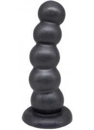 Черная насадка-плаг на харнесс PLATINUM 9 - 24 см. - LOVETOY (А-Полимер) - купить с доставкой в Твери