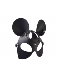 Черная кожаная маска  Мышка - Sitabella - купить с доставкой в Твери