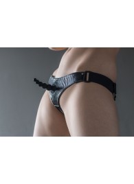 Черные трусики Better с анальной насадкой - 8 см. - Lola Games - купить с доставкой в Твери