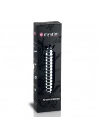 Рельефный фаллос для интенсивного электросекса Groovey George - 20 см. - MyStim - купить с доставкой в Твери