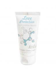 Увлажняющий лубрикант на водной основе Love Protection - 50 мл. - Lola Games - купить с доставкой в Твери