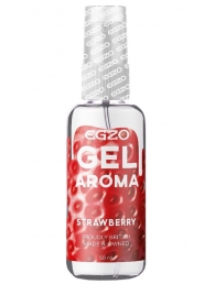 Интимный лубрикант EGZO AROMA с ароматом клубники - 50 мл. - EGZO - купить с доставкой в Твери