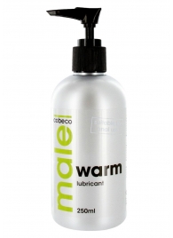 Лубрикант с согревающим эффектом MALE Cobeco Warm Lubricant - 250 мл. - Cobeco - купить с доставкой в Твери