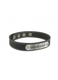 Чокер с белой строчкой Good Girl - Sitabella - купить с доставкой в Твери