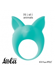 Зеленое эрекционное кольцо Kitten Kyle - Lola Games - в Твери купить с доставкой