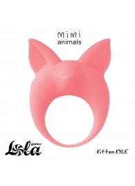 Оранжевое эрекционное кольцо Kitten Kyle - Lola Games - в Твери купить с доставкой