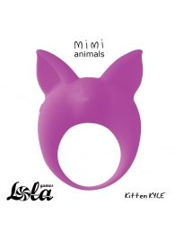 Фиолетовое эрекционное кольцо Kitten Kyle - Lola Games - в Твери купить с доставкой