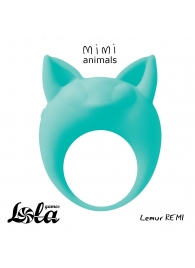 Зеленое эрекционное кольцо Lemur Remi - Lola Games - в Твери купить с доставкой