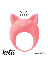 Оранжевое эрекционное кольцо Lemur Remi - Lola Games - в Твери купить с доставкой