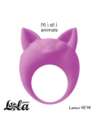 Фиолетовое эрекционное кольцо Lemur Remi - Lola Games - в Твери купить с доставкой
