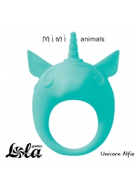 Зеленое эрекционное кольцо Unicorn Alfie - Lola Games - в Твери купить с доставкой