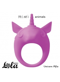 Фиолетовое эрекционное кольцо Unicorn Alfie - Lola Games - в Твери купить с доставкой
