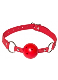 Красный кляп-шарик Firecracker - Lola Games - купить с доставкой в Твери