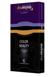 Разноцветные презервативы DOMINO Colour Beauty - 6 шт. - Domino - купить с доставкой в Твери