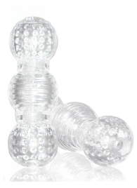 Прозрачный фигурный мастурбатор Master Stroker - Blush Novelties - в Твери купить с доставкой
