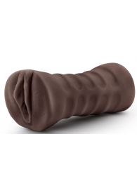 Коричневый мастурбатор-вагина Hot Chocolate Brianna - Blush Novelties - в Твери купить с доставкой