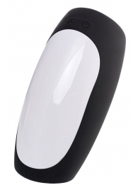 Черно-белый перезаряжаемый мастурбатор Erotist Hailstorm - Erotist Adult Toys - в Твери купить с доставкой