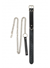 Черный ошейник с поводком Wild - Lola Games - купить с доставкой в Твери