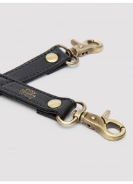 Черный фиксатор для манжет Bound to You Faux Leather Hogtie - Fifty Shades of Grey - купить с доставкой в Твери