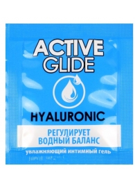 Лубрикант на водной основе Active Glide с гиалуроновой кислотой - 3 гр. - Биоритм - купить с доставкой в Твери