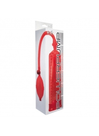 Красная вакуумная помпа Power Pump Red - Toy Joy - в Твери купить с доставкой