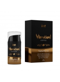 Жидкий интимный гель с эффектом вибрации Vibration! Coffee - 15 мл. - INTT - купить с доставкой в Твери
