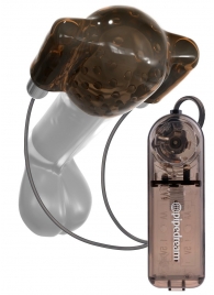 Дымчатый вибростимулятор головки пениса Dual Vibrating Head Teaser - Pipedream - в Твери купить с доставкой