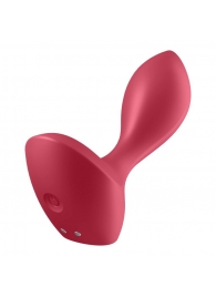 Красный вибромассажёр простаты Satisfyer Backdoor Lover - 14 см. - Satisfyer - в Твери купить с доставкой