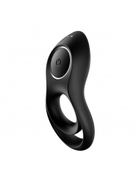Черное эрекционное виброкольцо Legendary Duo - Satisfyer - в Твери купить с доставкой