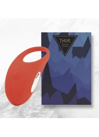 Красное кольцо с вибрацией Thor Cockring - FeelzToys - в Твери купить с доставкой