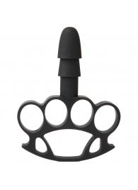 Кастет с штырьком для насадок Vac-U-Lock Knuckle Up - Doc Johnson - купить с доставкой в Твери