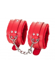 Красные оковы Anonymo из искусственной кожи - ToyFa - купить с доставкой в Твери