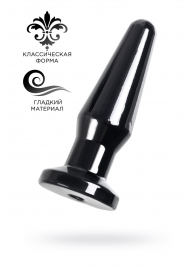 Черная анальная втулка Gemini β - 12,3 см. - POPO Pleasure