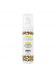 Разогревающее массажное масло с ароматом пина колада Gourmet Pina Colada - 50 мл. - Exsens - купить с доставкой в Твери