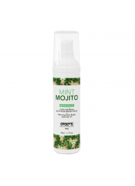 Разогревающее массажное масло с ароматом мохито Gourmet Mint Mojito - 50 мл. - Exsens - купить с доставкой в Твери